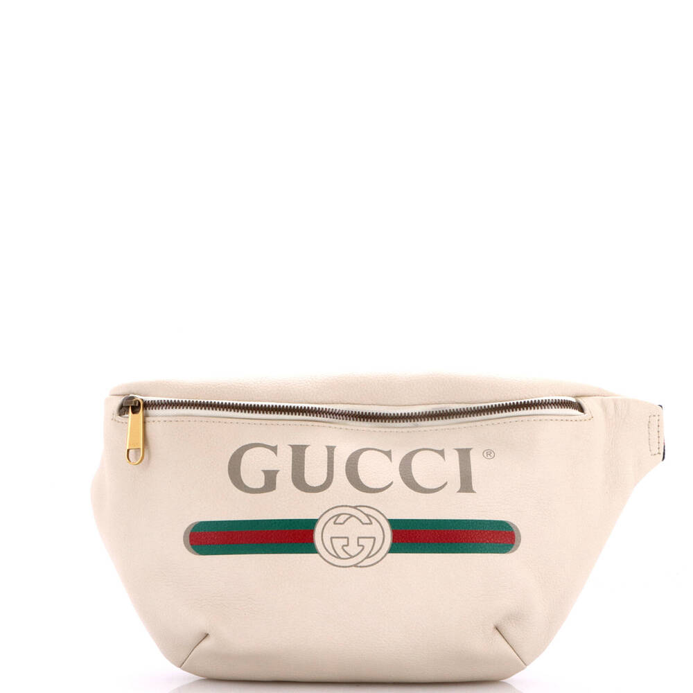 Gucci Medium Logo Belt Bag Printed Leather